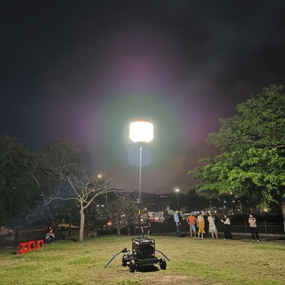 Υψηλής ισχύος 1400W φορητό φως αερόστατο LED με 160lm/Watt και χειροκίνητη λειτουργία