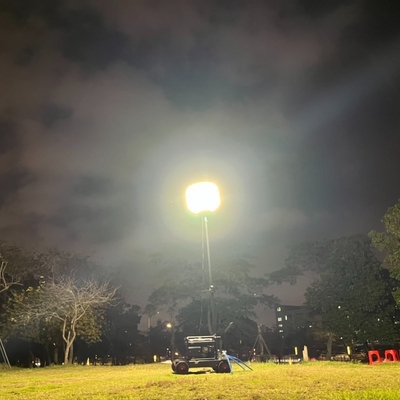 Γρήγορη ρύθμιση Εύκολο για την εξόρυξη 1400W IP65 Βαλόνι Εργασιακό Φως σε κινητό φως πύργο