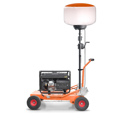 700W LED Πύργος φωτισμού αερόστατου 112000lm Υψηλή φωτεινότητα Πύργος φωτισμού κατασκευής για οδικές εργασίες