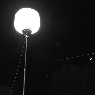 Πολυδιάστατο φορητό φως εργασίας 700Watt Βαλόνι LED Πύργος φωτισμού για τη συντήρηση δρόμων