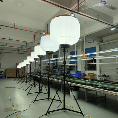 1200Watt LED φώτα μπαλόνι Πύργο τρίποδα εξωτερικά φώτα εργασίας για εργολάβους