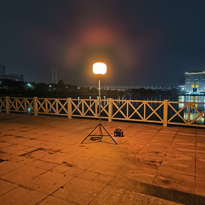 Πύργος φωτισμού μπαλονιού με μπαταρία 100W RGB LED εργασιακό φως για πάρτι