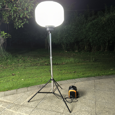 Πολυλειτουργικά φώτα αερόστατων LED Πύργος 320W Φώτα τρίποδων Led για εκδήλωση πάρτι